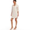 Roll Tab Linen Shirtdress - Image 6