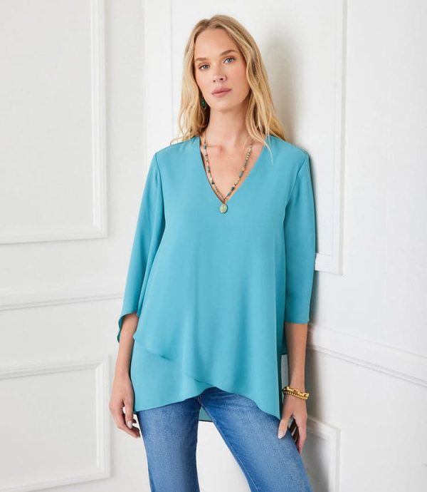 Bracelet Sleeve Asymmetric Top