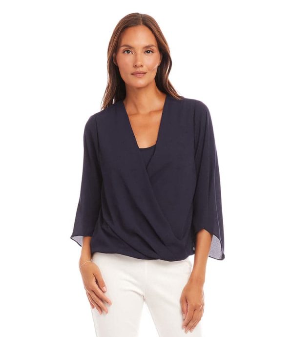 Drape Front Crossover Top - Image 2