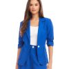Ruched Sleeve Jacket