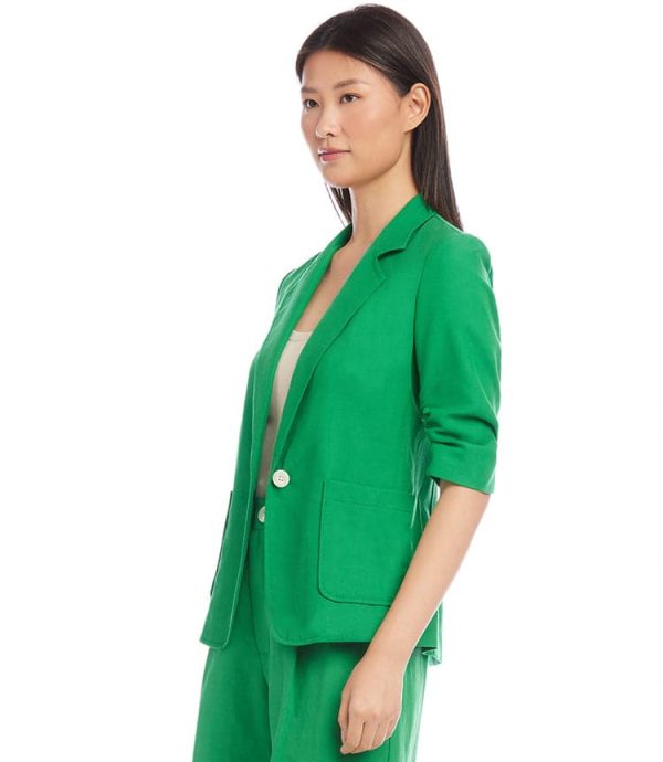 Ruched Sleeve Jacket - Image 3
