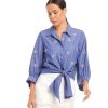 Embellished Tie Front Top - Image 3
