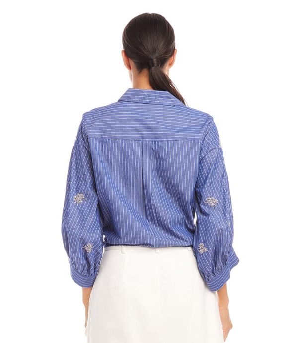 Embellished Tie Front Top - Image 5