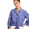Embellished Tie Front Top - Image 6