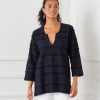 3/4 Sleeve Embroidered Tunic - Image 6