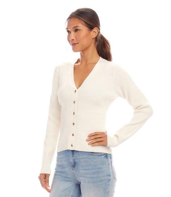 Ribbed Cardigan Sweater - Image 4