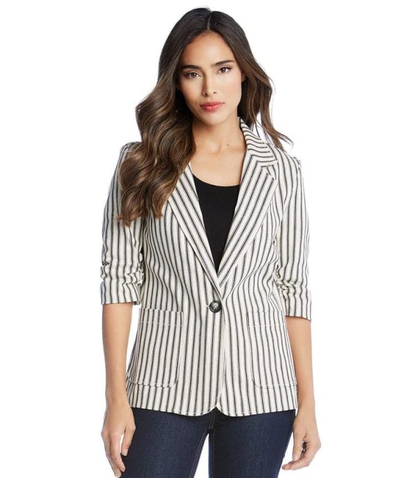 Ruched Sleeve Jacket - Image 7