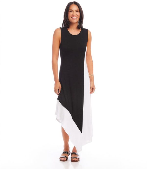 Asymmetric Colorblock Dress - Image 3