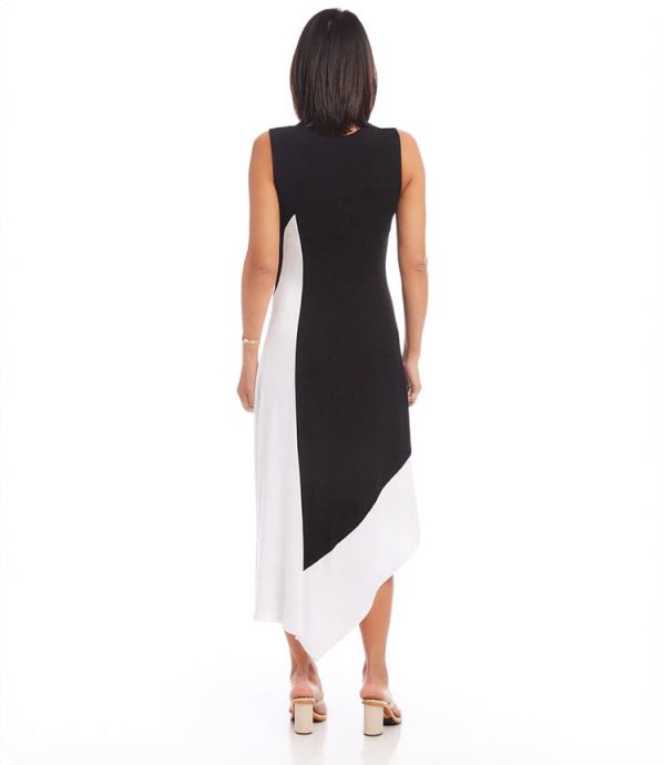Asymmetric Colorblock Dress - Image 5