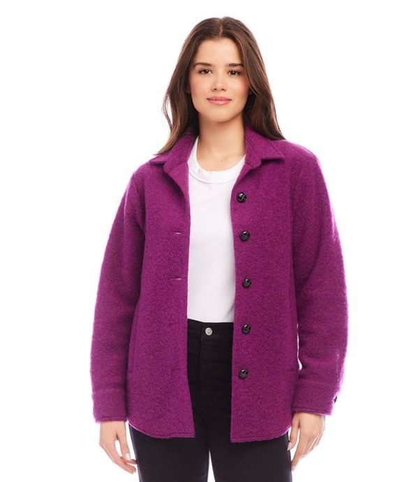 Brushed Shirt Jacket - Image 4