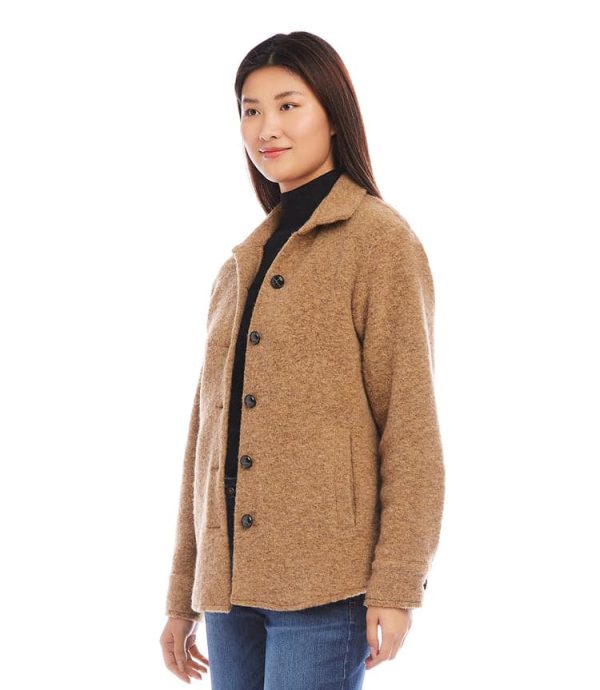 Petite Size Brushed Shirt Jacket - Image 2