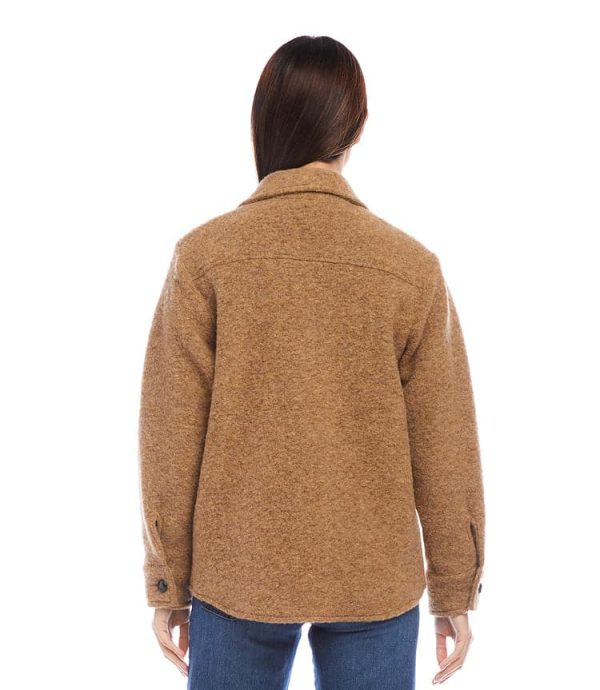 Petite Size Brushed Shirt Jacket - Image 3