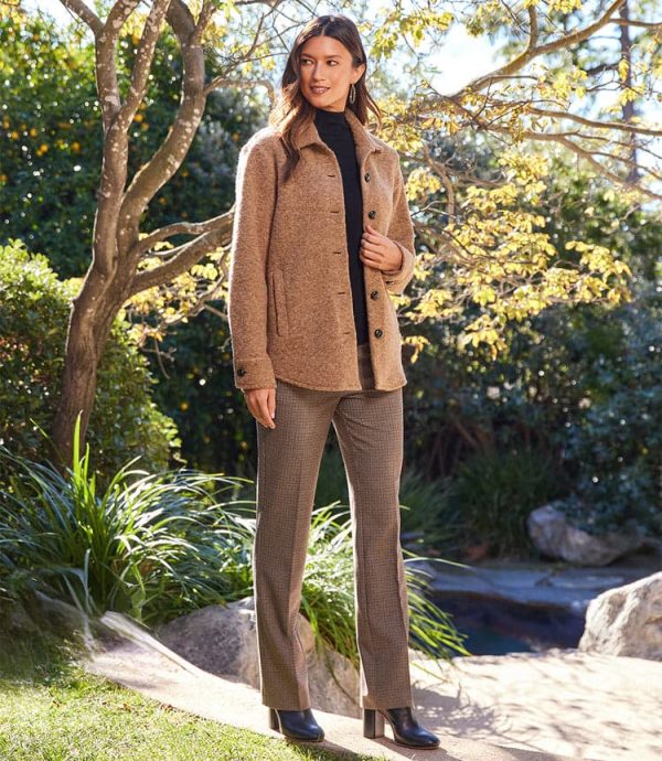 Petite Size Brushed Shirt Jacket - Image 4
