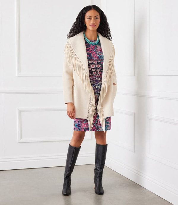 Belted Fringe Jacket - Image 3