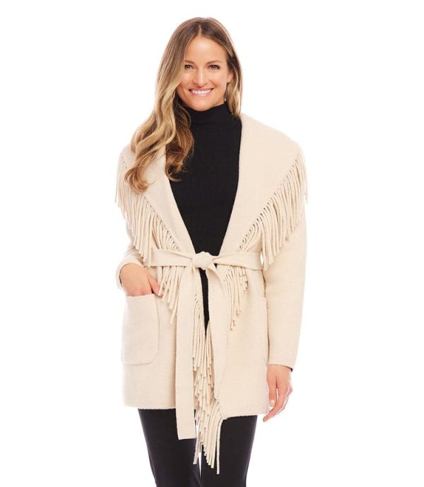 Belted Fringe Jacket - Image 4