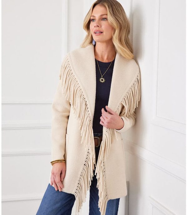 Belted Fringe Jacket - Image 7