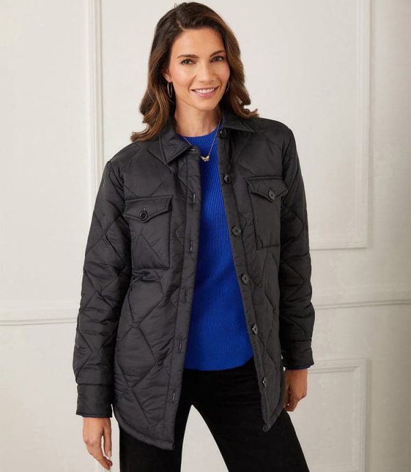 Faux Fur Quilted Jacket - Image 2