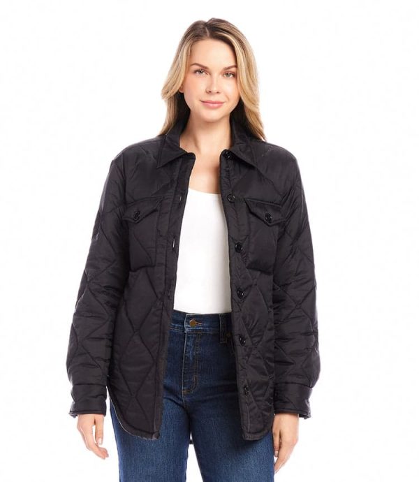 Faux Fur Quilted Jacket - Image 3