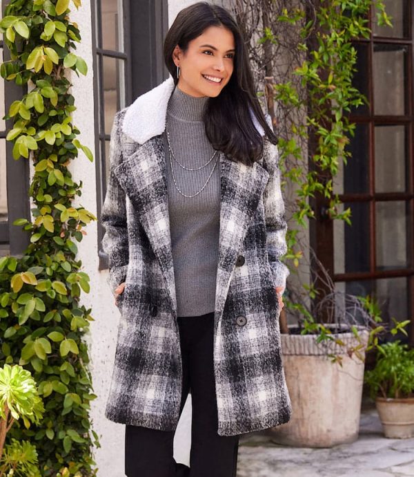 Shearling Collar Coat