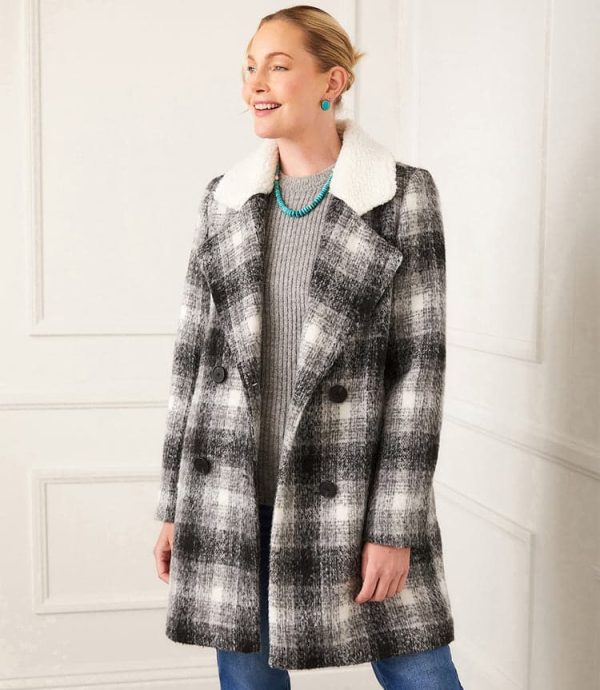 Shearling Collar Coat - Image 2