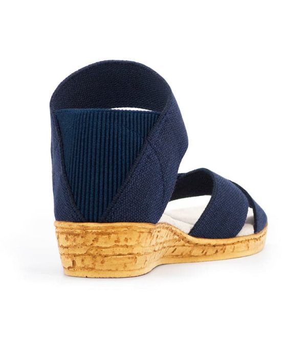 Peachtree Wedge Linen Sandals - Image 4