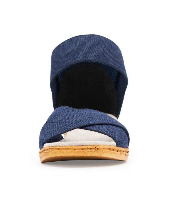 Peachtree Wedge Linen Sandals - Image 6