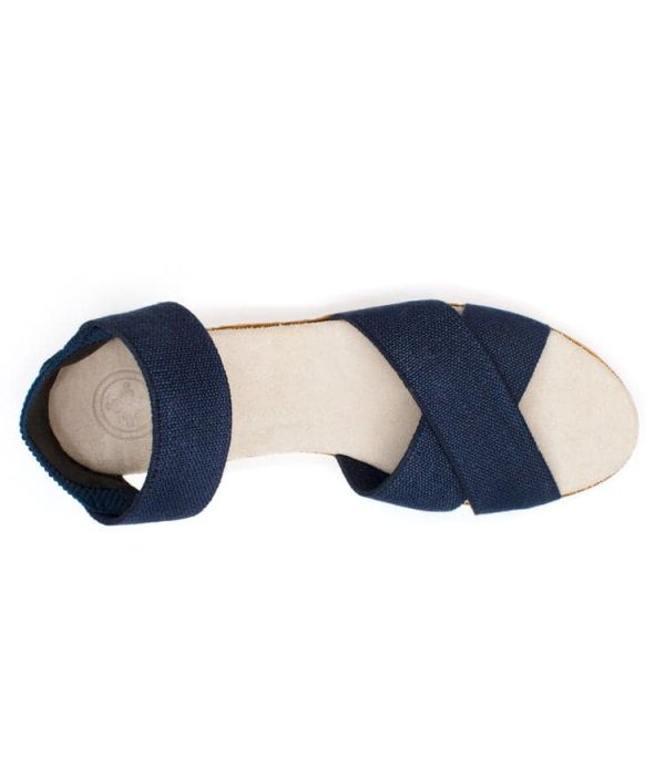 Peachtree Wedge Linen Sandals - Image 7