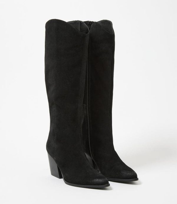 Pointed Toe Western High Boots - Image 3