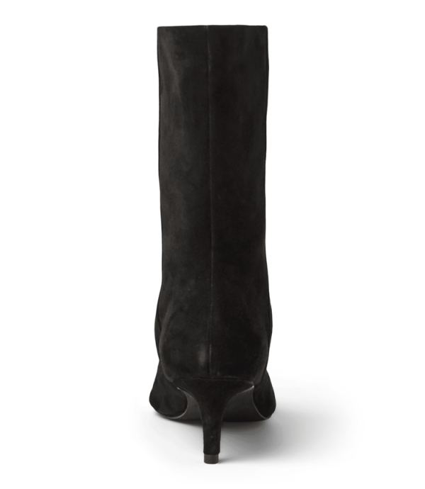 Pointed Toe Suede Booties - Image 6