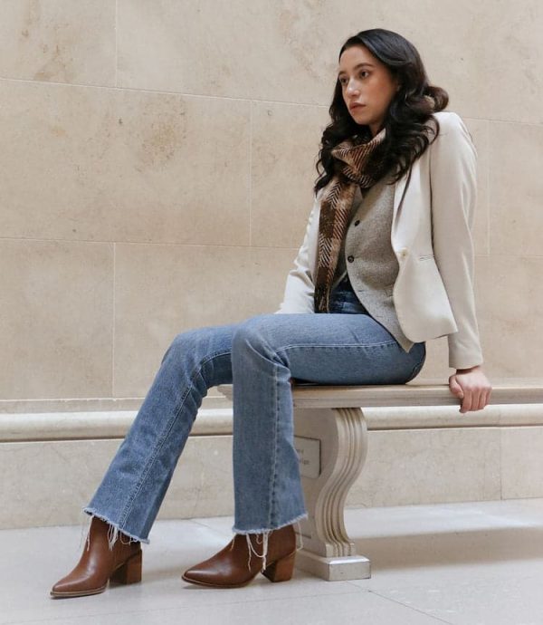 Western Chelsea Leather Booties - Image 2