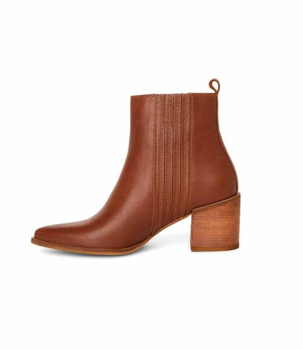 Western Chelsea Leather Booties - Image 5