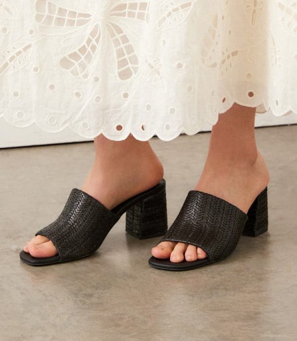 Adapt Raffia Heel Sandals - Image 5