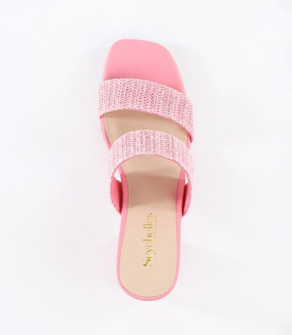 Newport Raffia Strap Heel Sandals - Image 5