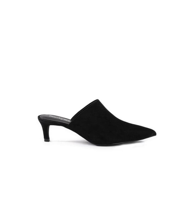 Obsession Suede High Heel Mule - Image 4