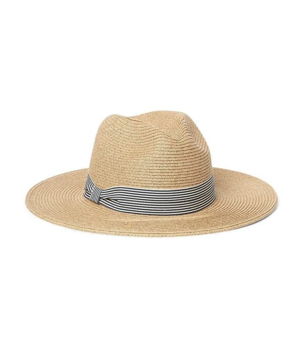 Panama Hat With Striped Band - Image 2