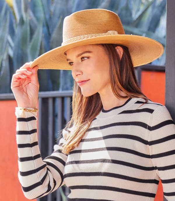 Wide Brim Palm Leaf Hat - Image 2