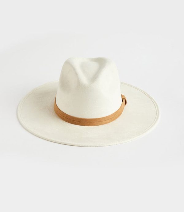 Faux Suede Fedora Hat - Image 7