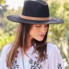 Faux Suede Fedora Hat