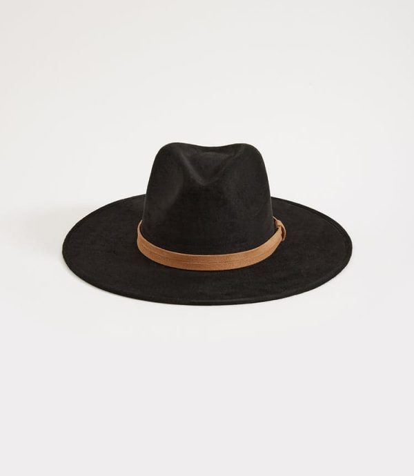 Faux Suede Fedora Hat - Image 3