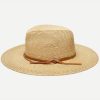 Straw Hat With Leather Tie - Image 3