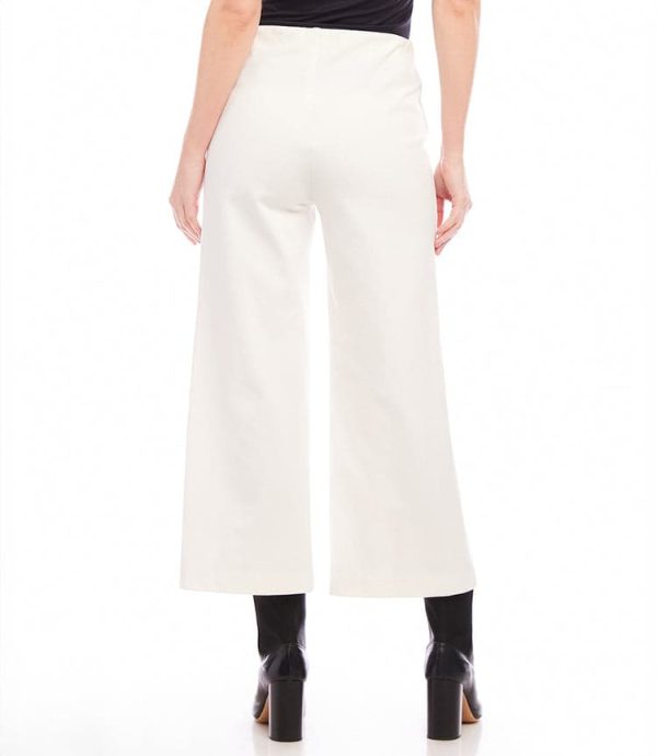 Pintuck Wide Leg Pants - Image 4