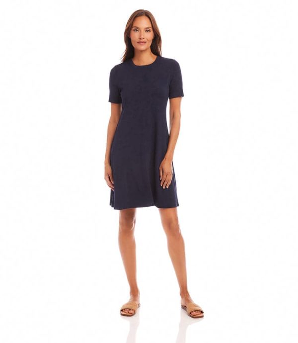 Short Sleeve A-Line Dress - Image 2