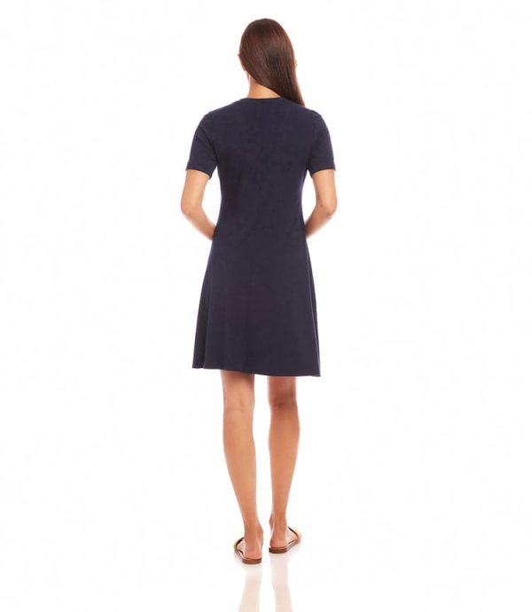 Short Sleeve A-Line Dress - Image 4