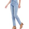 Raw Hem Straight Jeans - Image 3