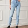 Raw Hem Straight Jeans - Image 5