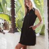 Sleeveless Zip-Up Travel Dress