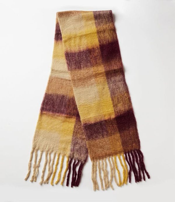 Plaid Fringe Scarf - Image 2